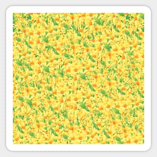 Forsythia Riot Sticker